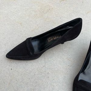 Salvatore Ferragamo women suede shoes